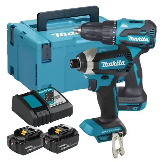 ZESTAW 18V DHP490+DTD153 2X5AH