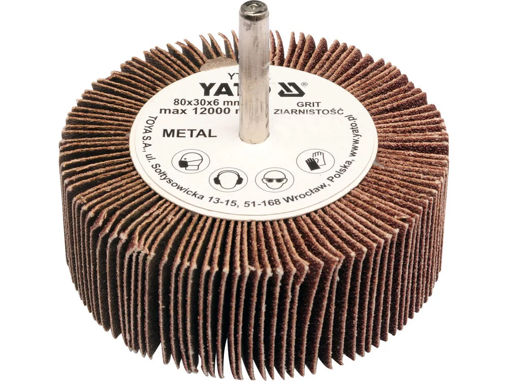 YT-83376 ŚCIERNICA LISTKOWA TRZPIEŃ 80*30*6 P150