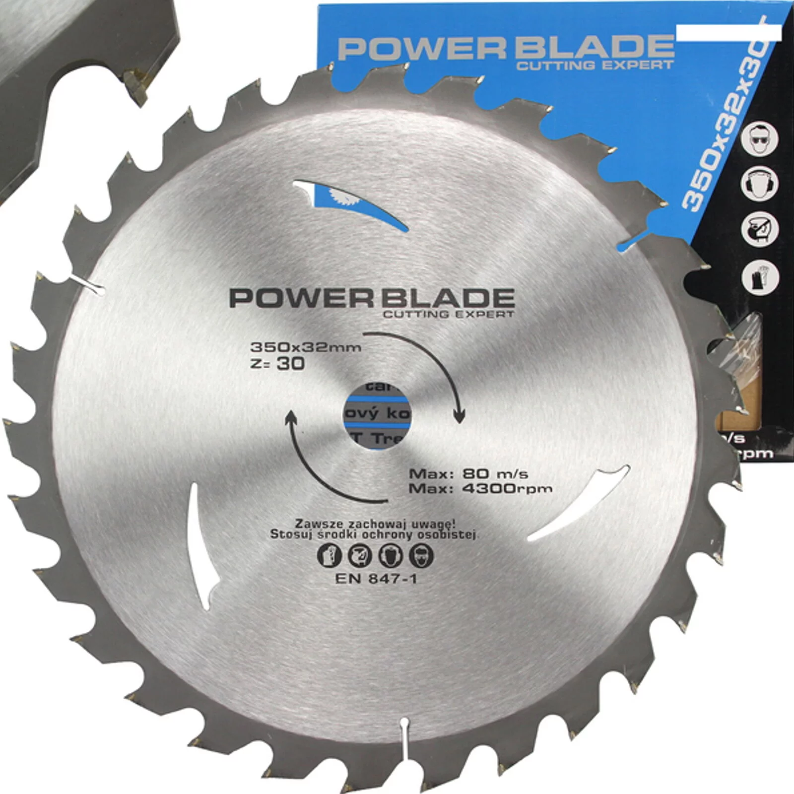 TARCZA WIDIOWA 350mm*30T*32.0 POWER BLAD