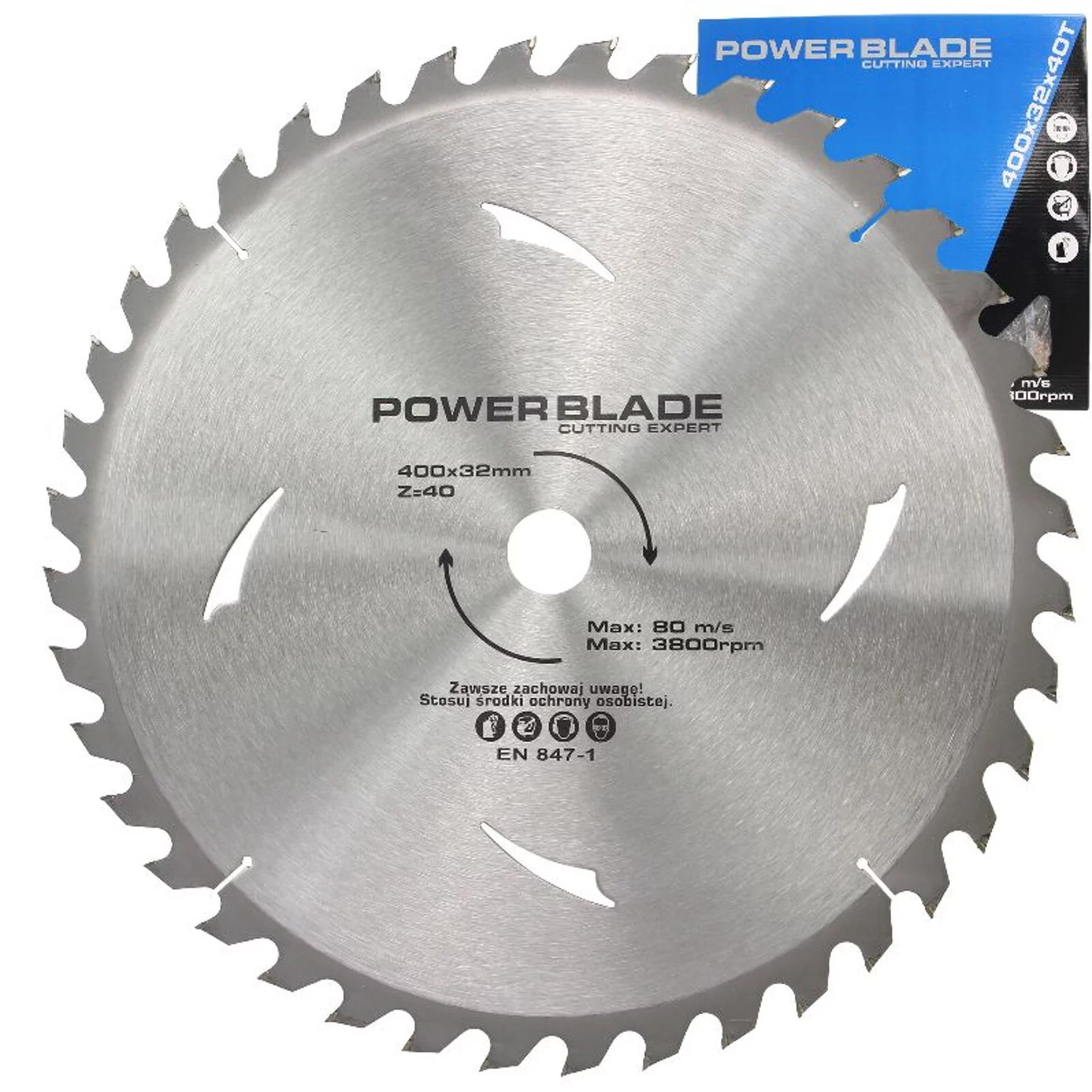 TARCZA WIDIOWA 400mm*32*40T POWER BLADE