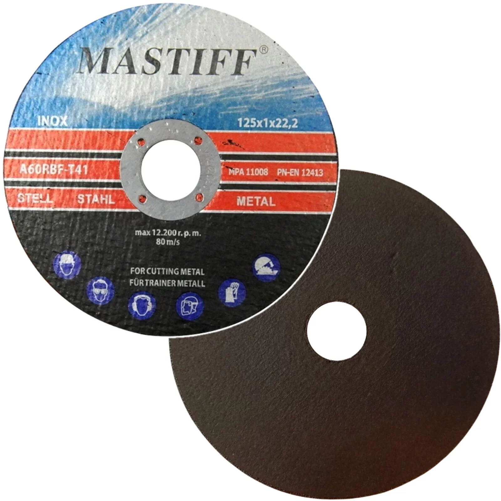 TARCZA DO METALU 125mm 125*1.0 MASTIFF