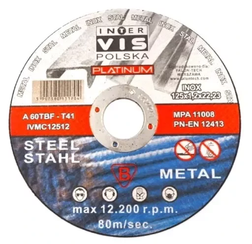 TARCZA DO METALU 115*1.0MM FT