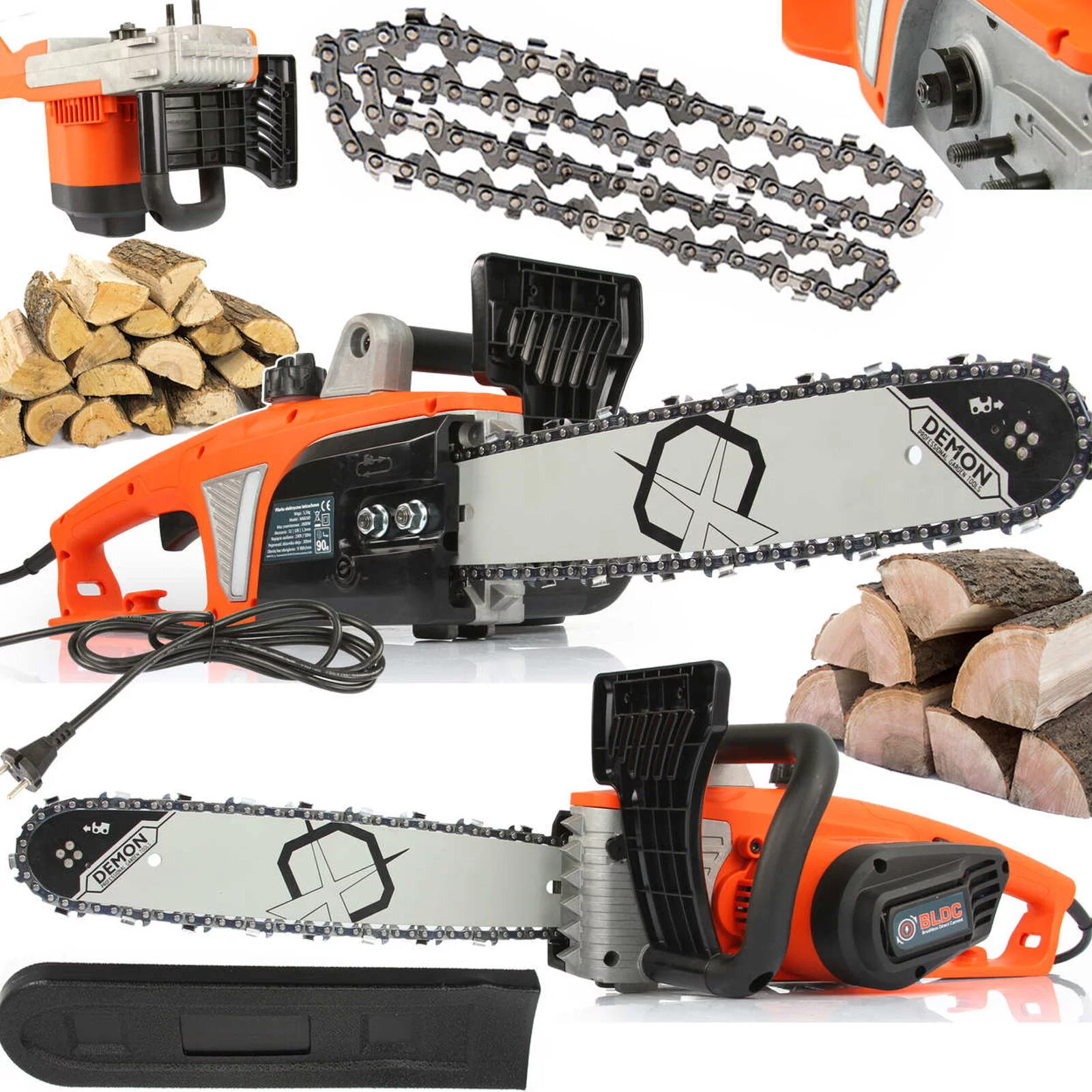 PILARKA ŁAŃCUCHOWA BEZSZCZOTKOWA 35cm 2600W