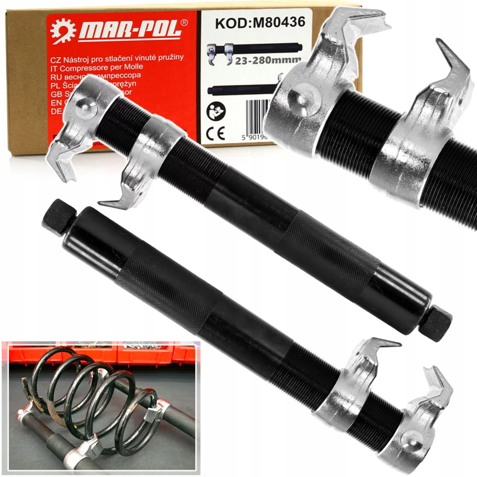 ŚCIĄGACZ DO SPRĘŻYN MECHANICZNY 23-280