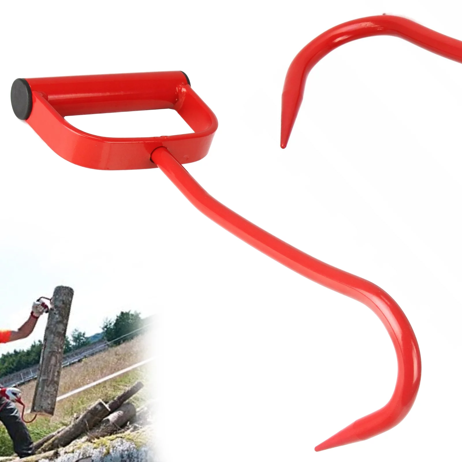 STALOWY CHWYTAK DO DREWNA 425mm