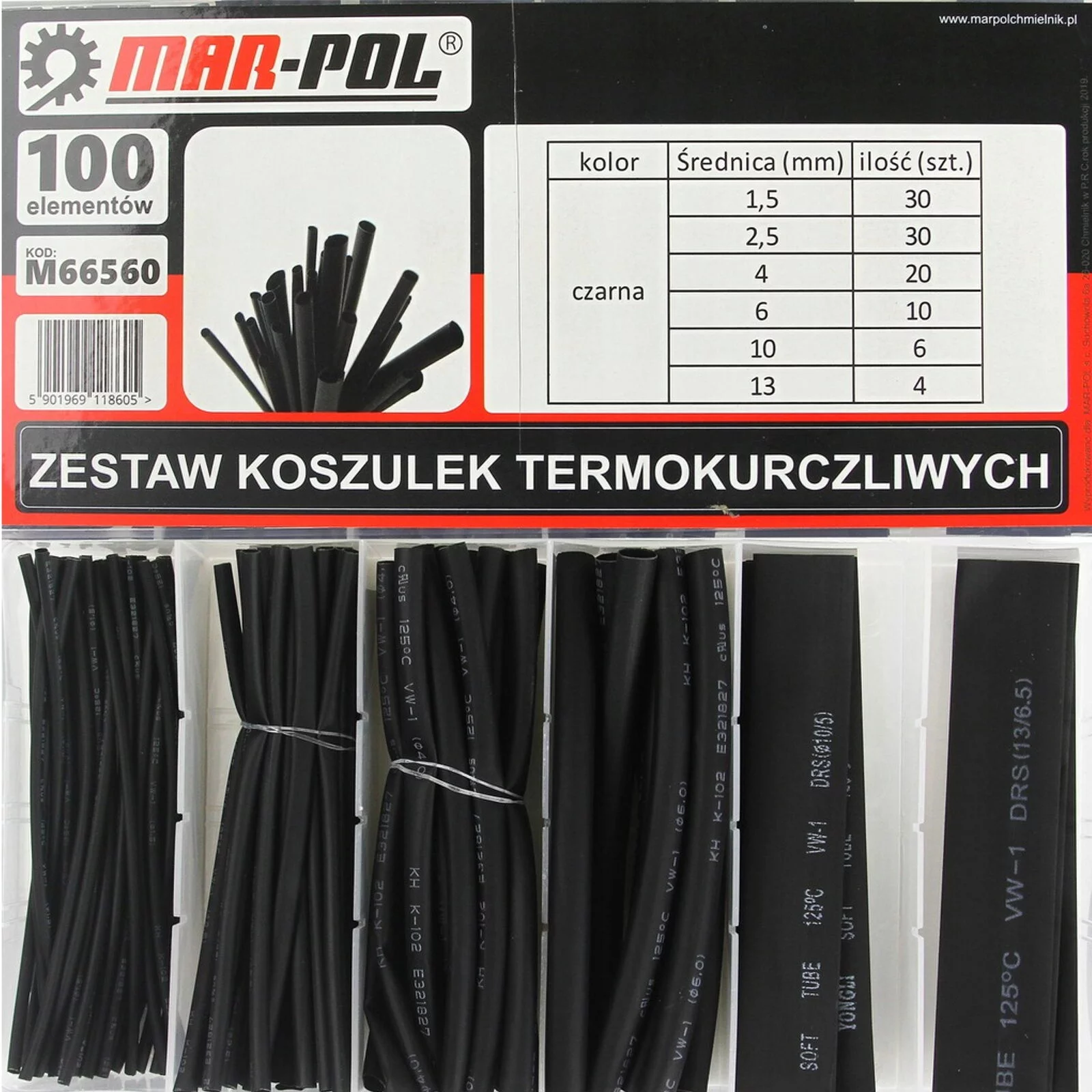 RURKI TERMOKURCZLIWE 100szt