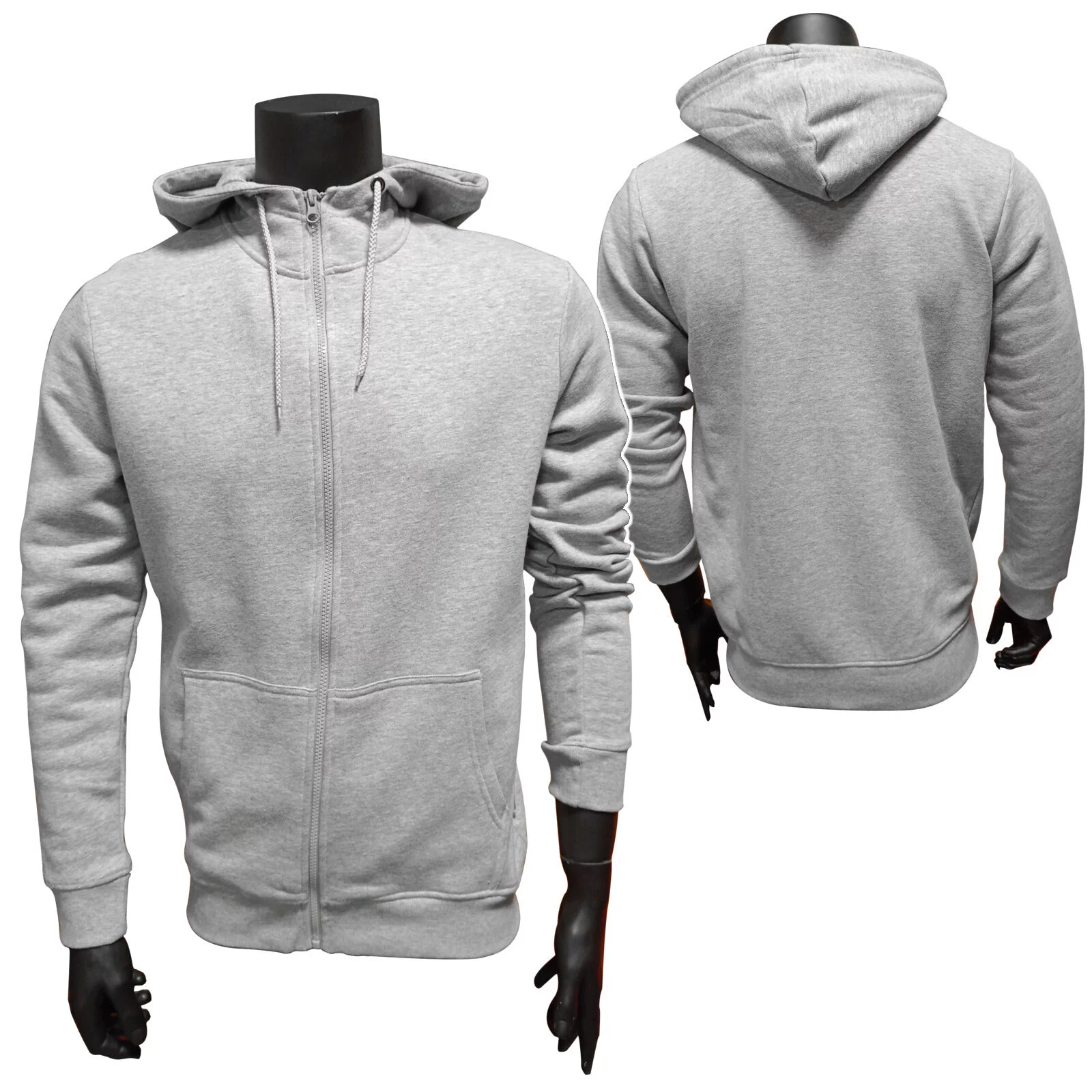 BLUZA Z KAPTUREM "PORA" SZARA ROZM.M STALCO