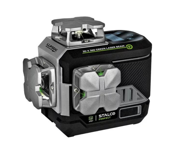 Laser krzyżowy 3D LLP3DG zielony STALCO PERFECT S0