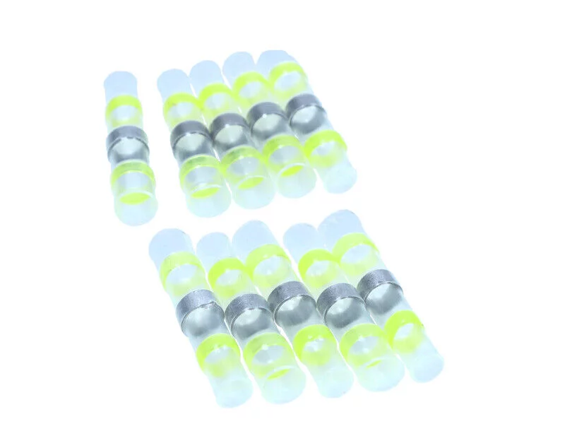 ZŁĄCZE LUTOWNICZE,HERMETYCZNE 6,8MM YELLOW