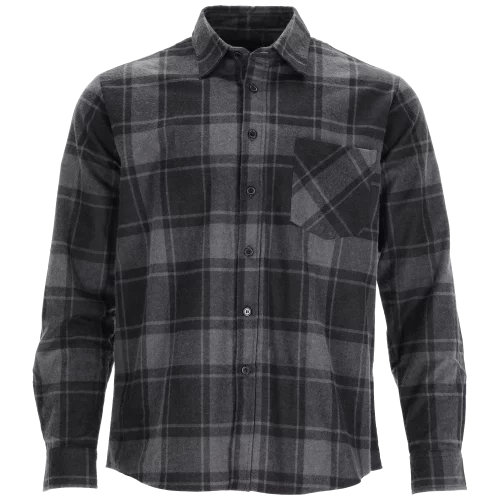 Koszula flanelowa SQUARE grafitowy XL - 45 STALCO