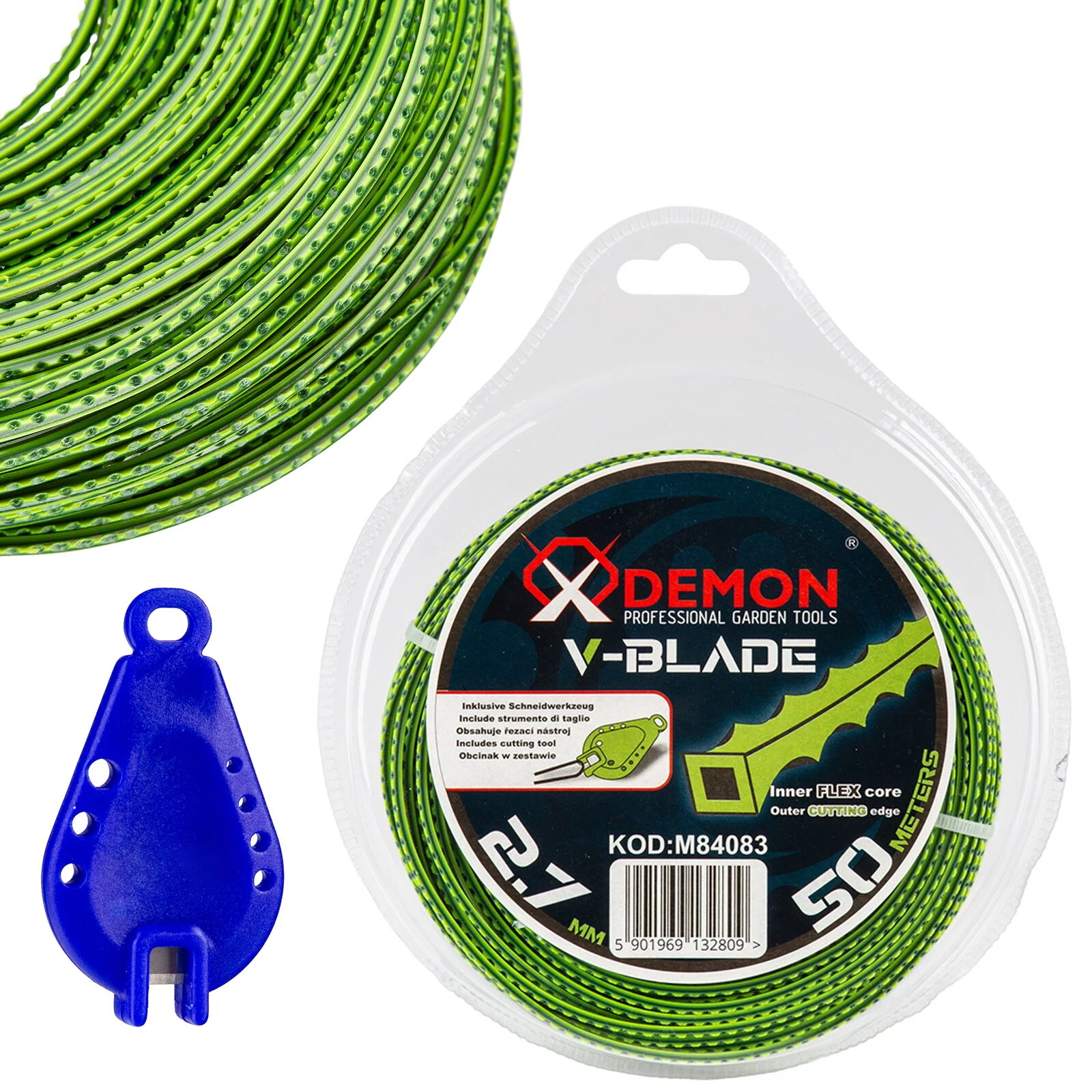 ŻYŁKA ZĘBATA DEMON V-BLADE 2.7mm 50m