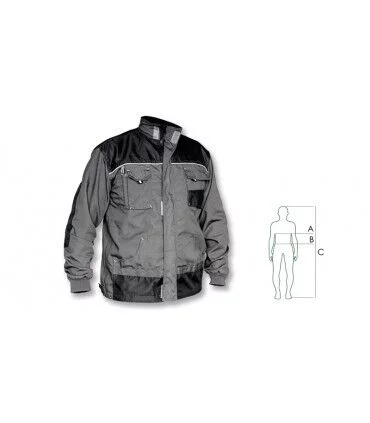 BLUZA ROBOCZA BASIC LINE XL szara