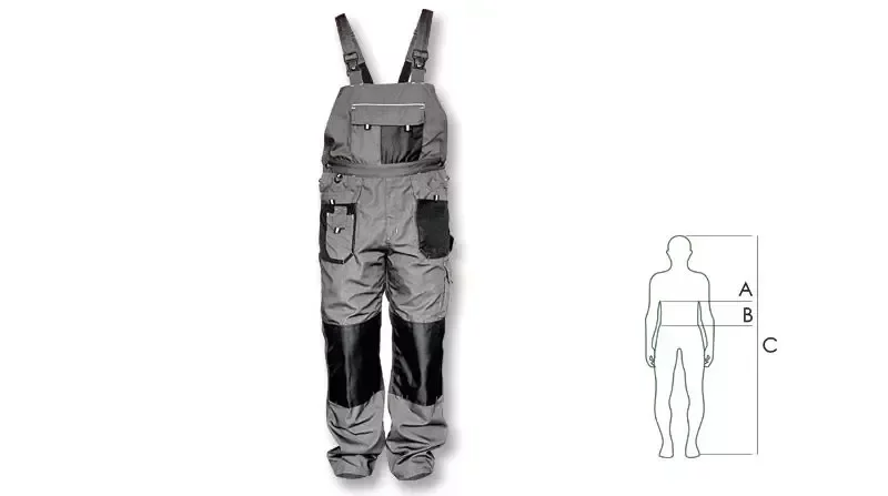 SPODNIE OGRODNICZKI BASIC LINE 2XL