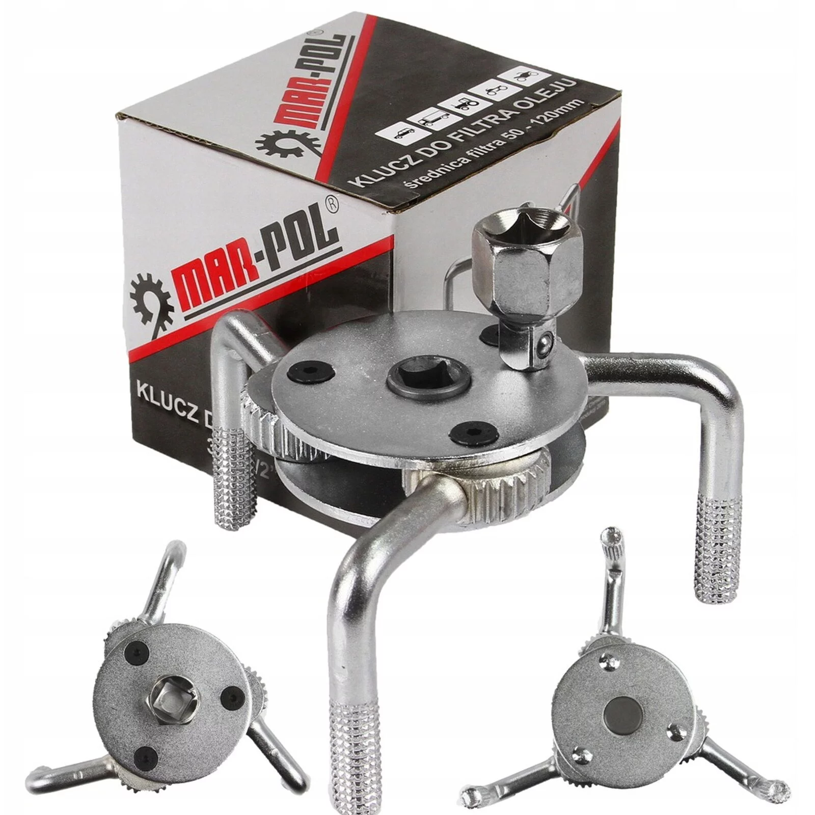KLUCZ DO FILTRÓW OLEJU 3 RAMIENNY M57600
