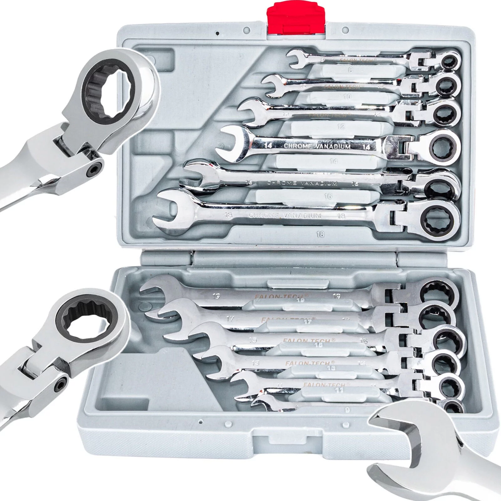 KLUCZE PŁ-OCZKO. GRZECHOTKA ŁAM.8-19MM FT510