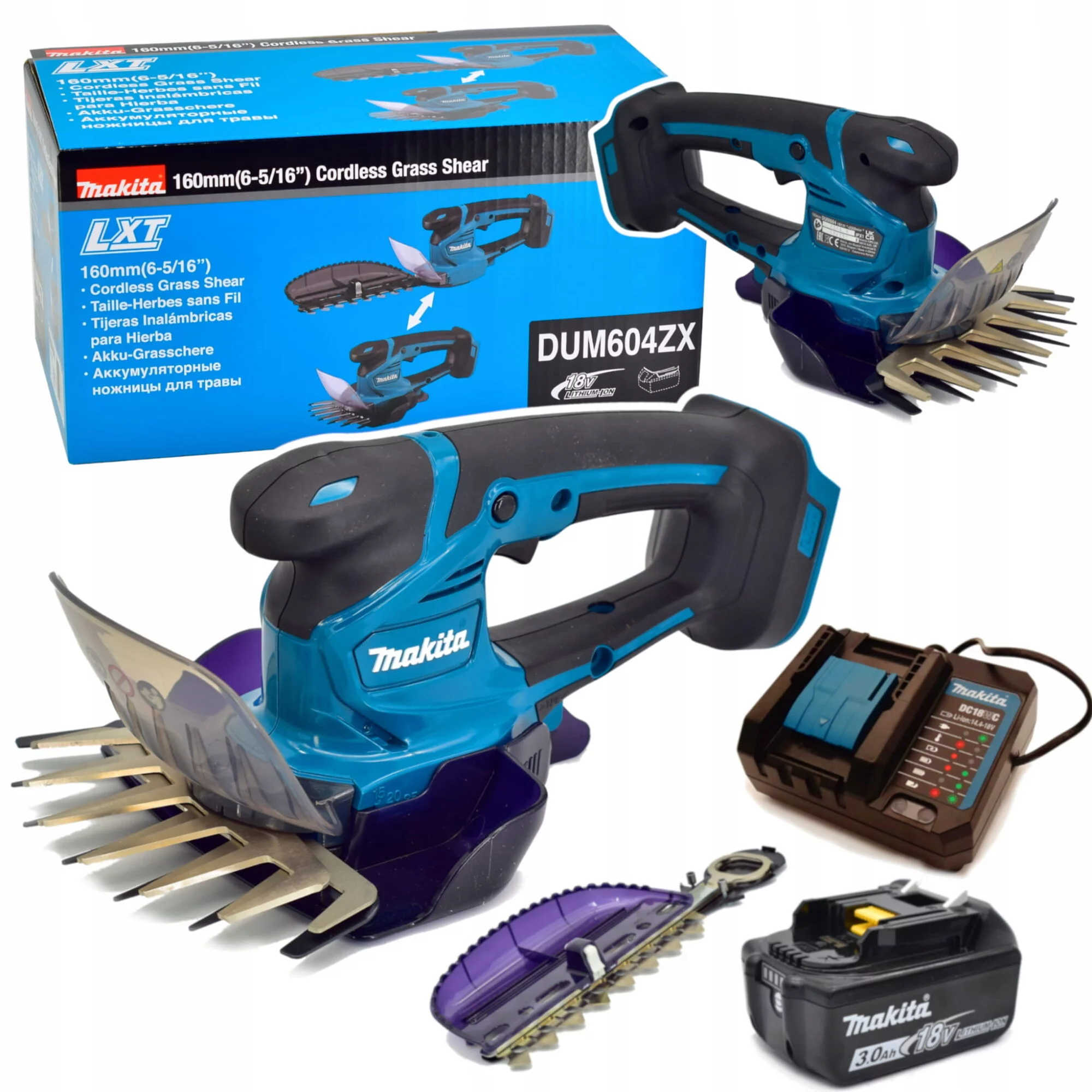 NOŻYCE DO ŻYWOP,TRAWY 18V ład+1xaku 1,5Ah