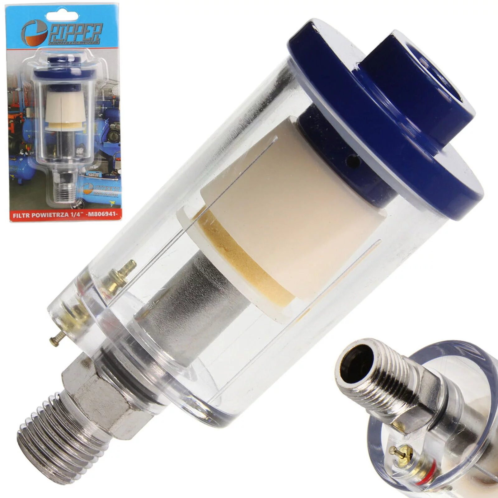 MINI FILTR POWIETRZA ODWADNIACZ 1/4