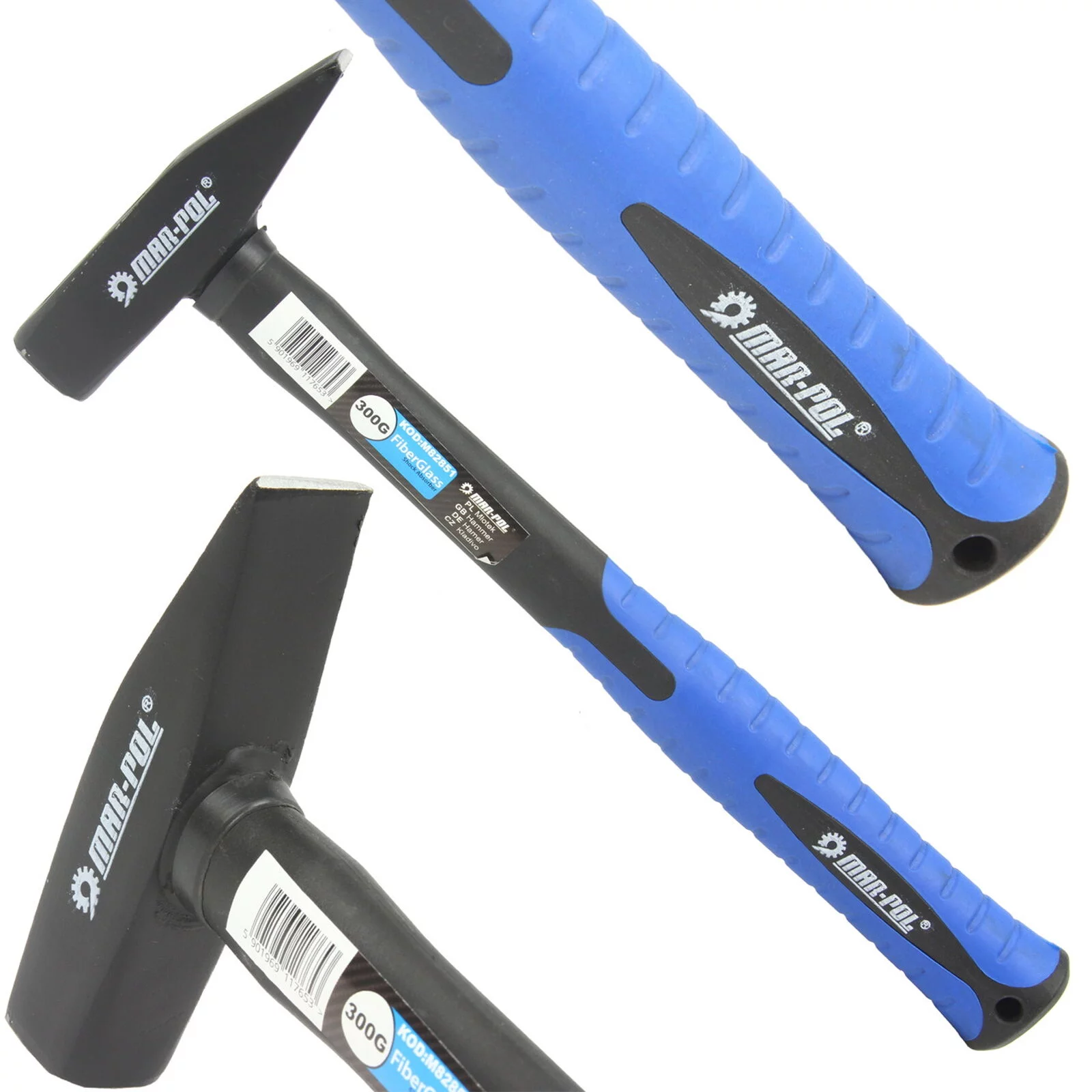 MŁOTEK 300g ŚLUSARSKI FIBERGLASS