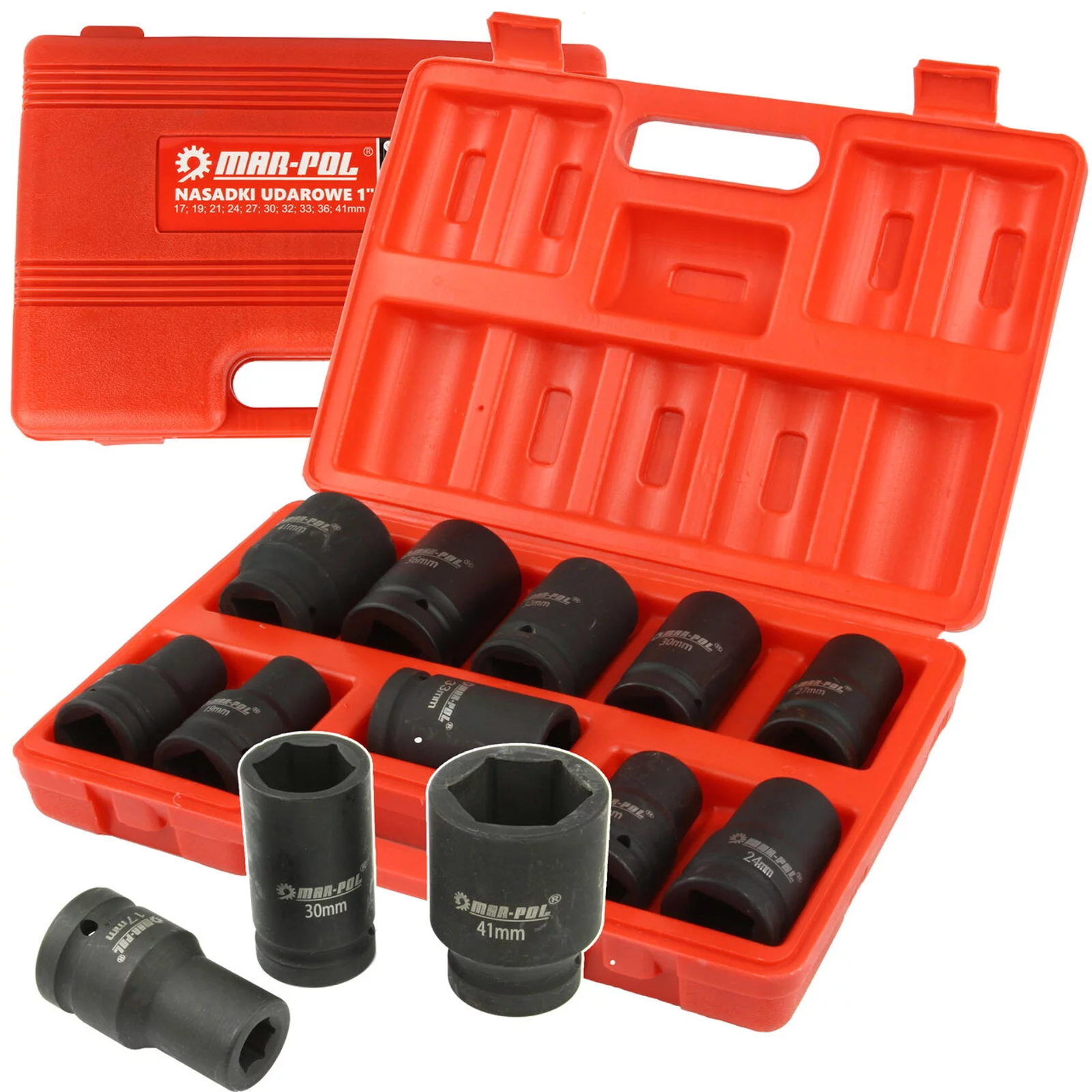 NASADKI UDAROWE 1" 10szt 17-41mm