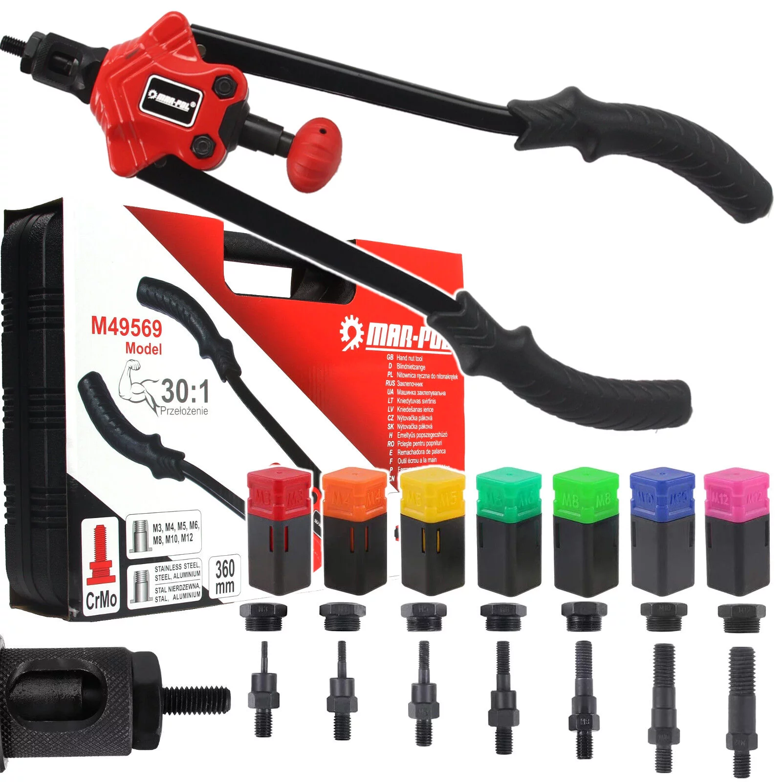 NITOWNICA DO NITONAKRĘTEK M3-M12