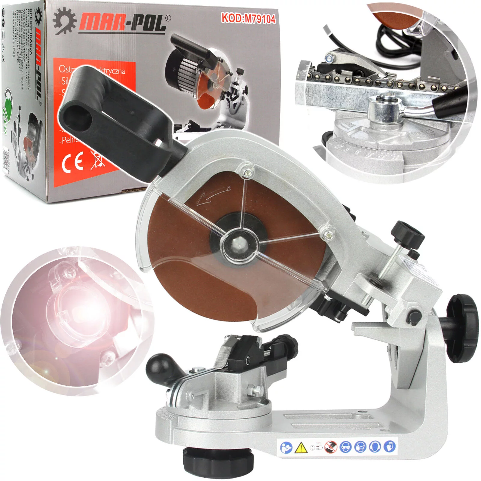 OSTRZAŁKA DO ŁAŃCUCHÓW 160W 145mm