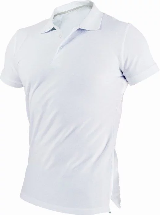 Koszulka polo męska GARU biały S STALCO S-44667