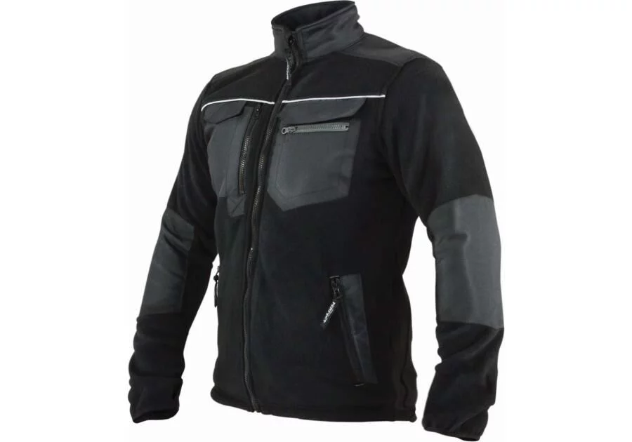 Bluza polarowa męska OXFORD czarny 2XL STALCO PERF