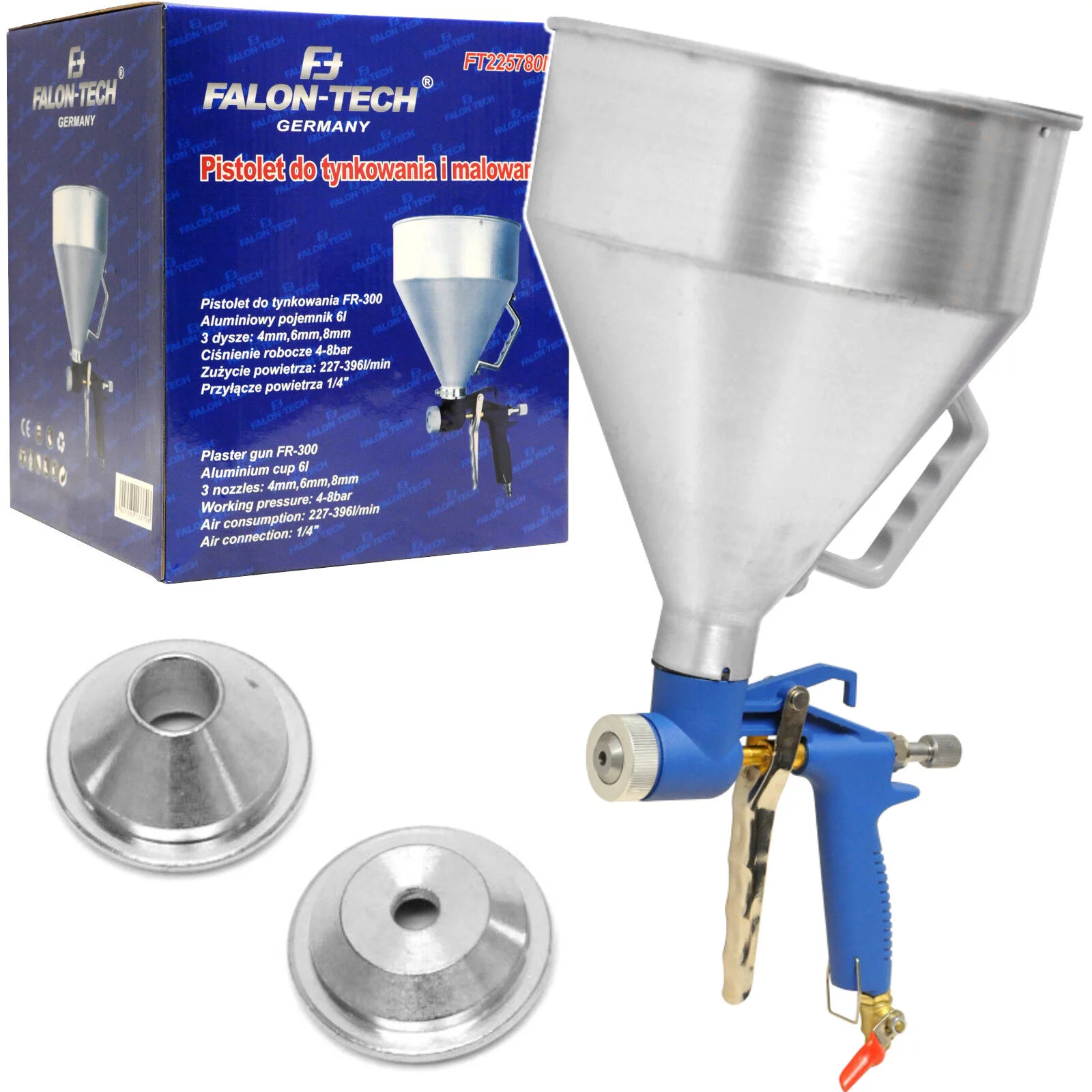 PISTOLET DO TYNKÓW ZB. METAL