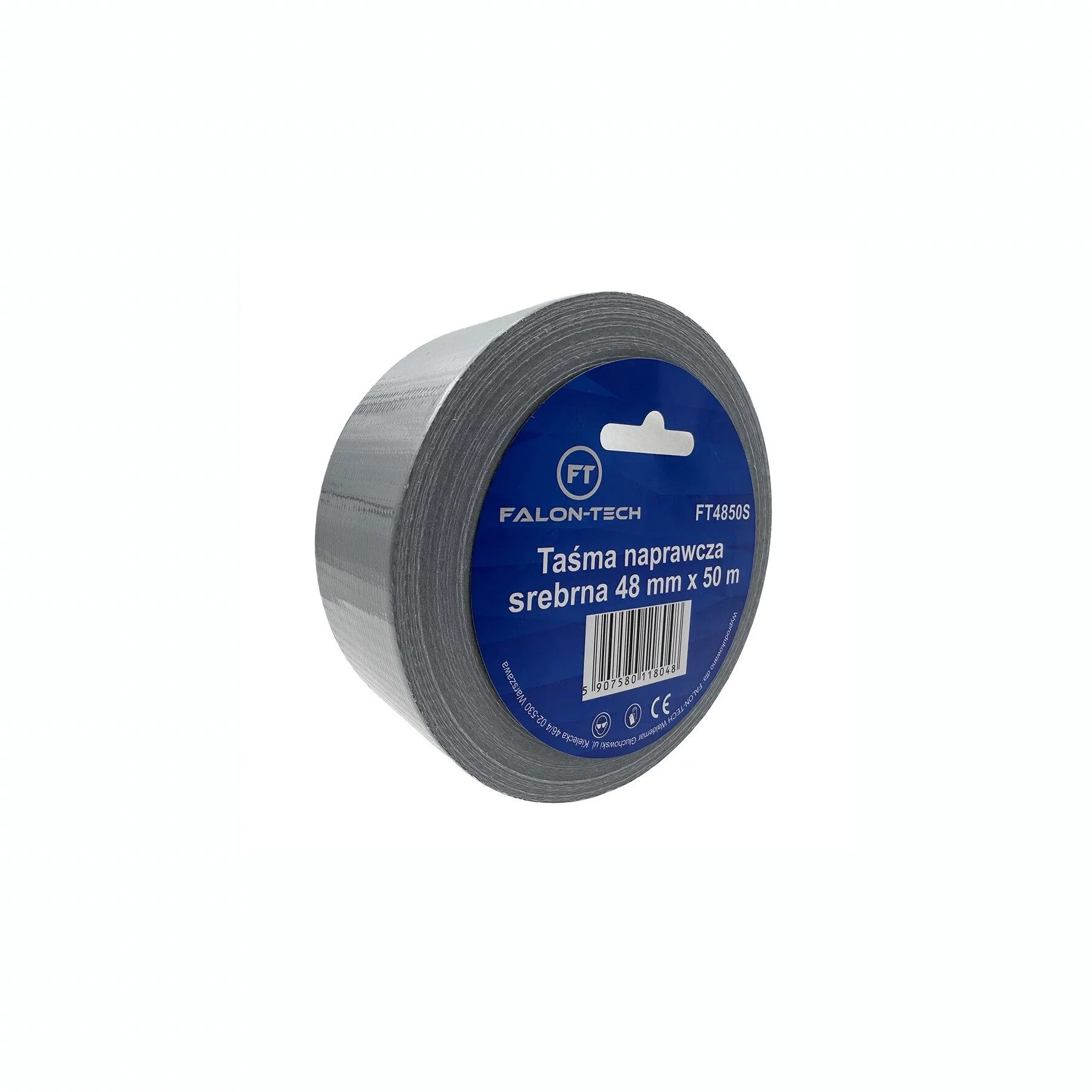 TAŚMA SREBRNA 48mm 50m