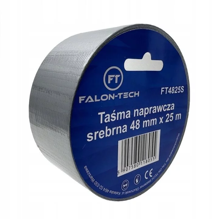 TAŚMA SREBRNA 48mm 25m