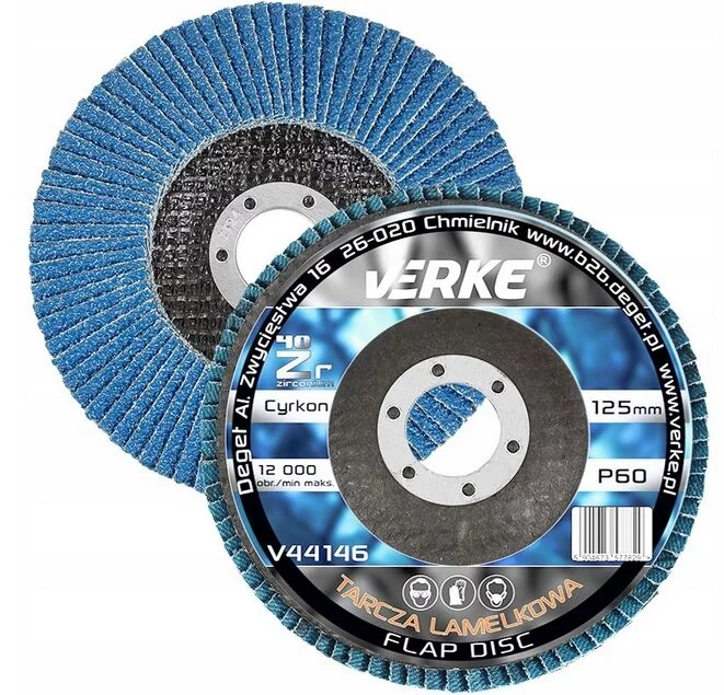 TARCZA LISTKOWA 125mm P80 CYRKON