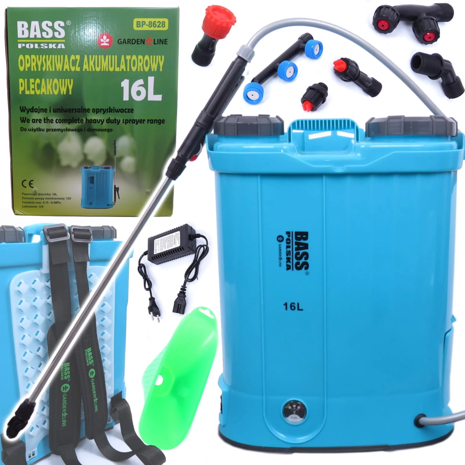 OPRYSKIWACZ AKUMULATOROWY 16L BASS POLSKA