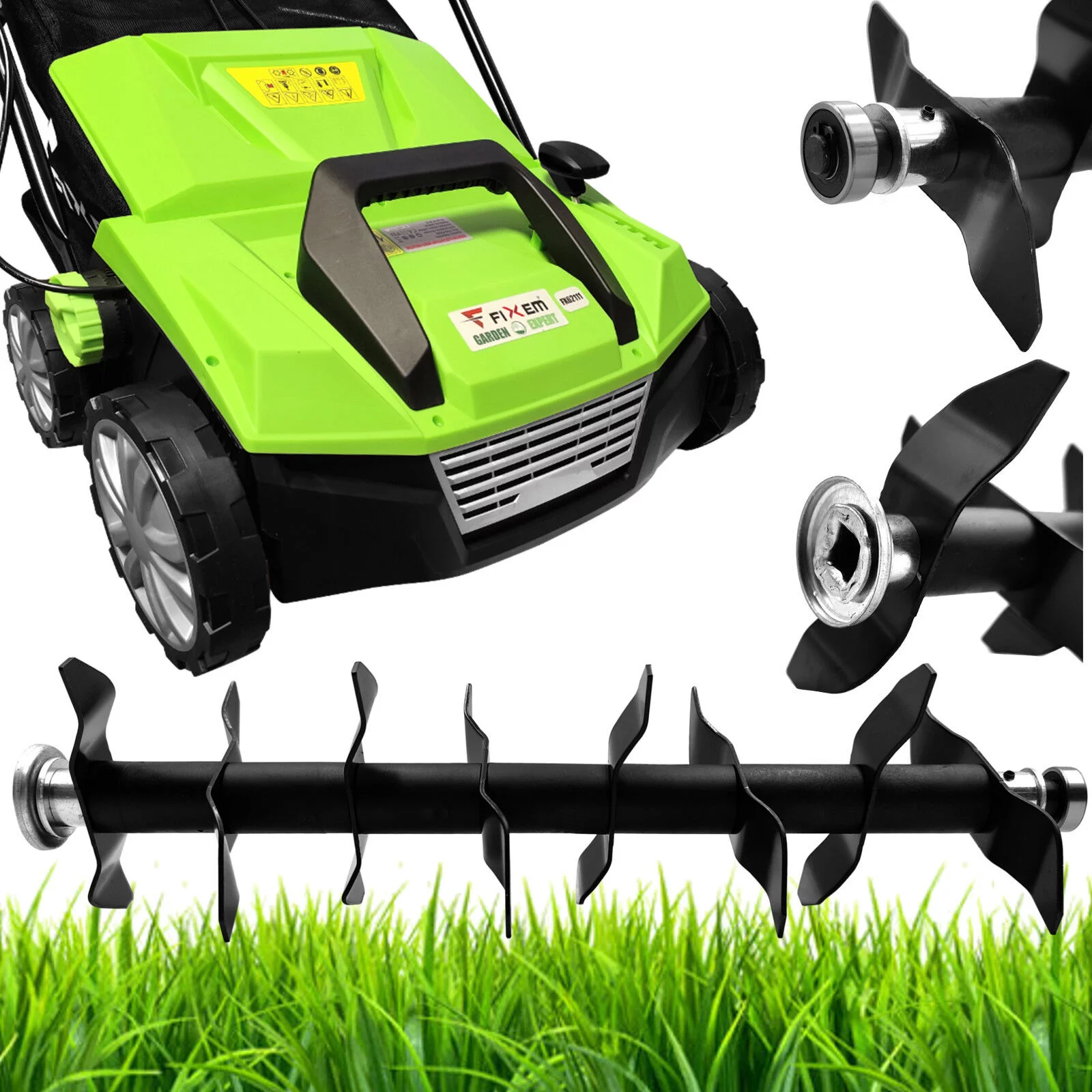 WAŁEK DO WERTYKULACJI NAPOWIETRZANIA 380mm OSTRZA DO WERTYKULATORA