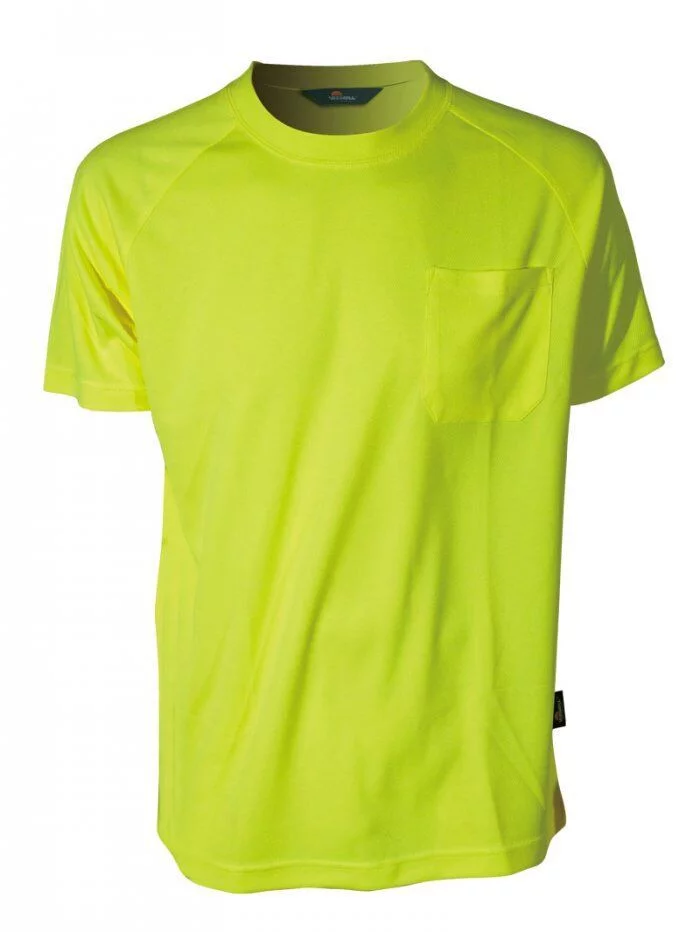 T-SHIRT COOLPAS ŻÓŁTY-FLUORESC XL