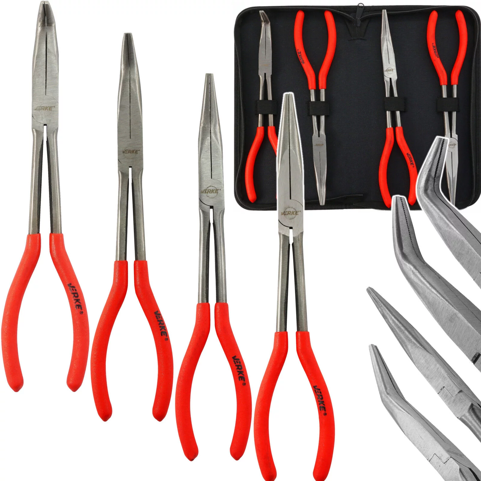 SZCZYPCE DŁUGIE 280mm ZESTAW 4szt