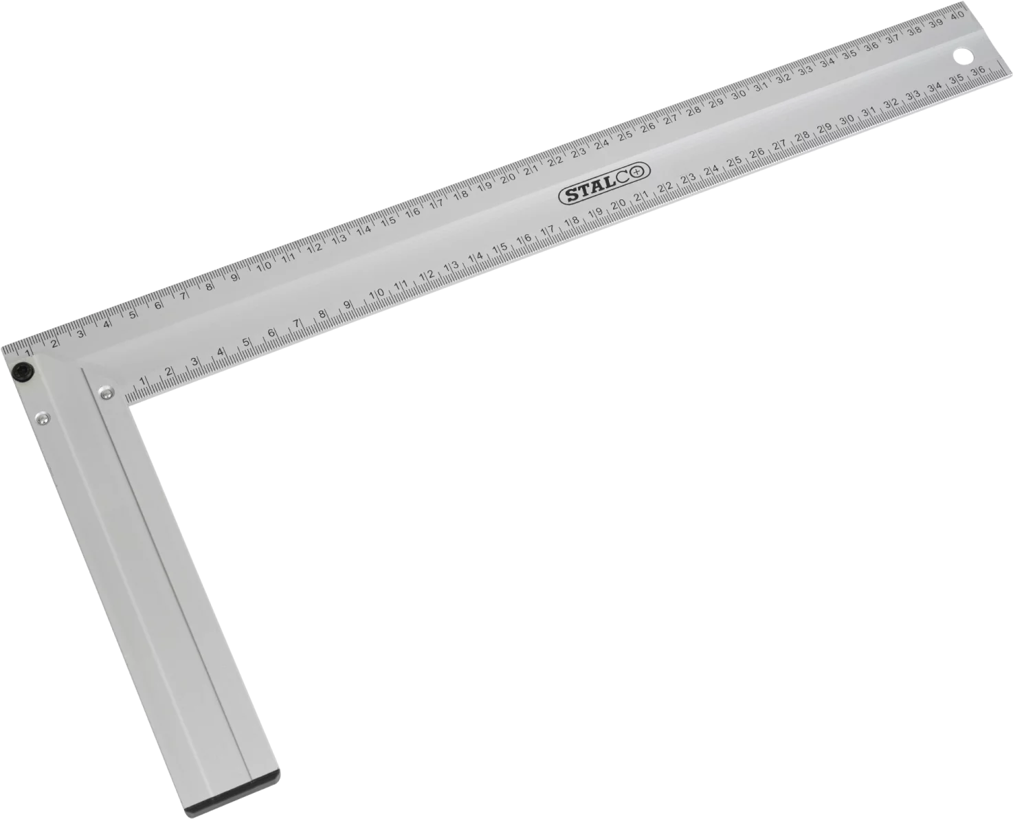 Kątownik aluminiowy 400mm stolarski STALCO S-11940
