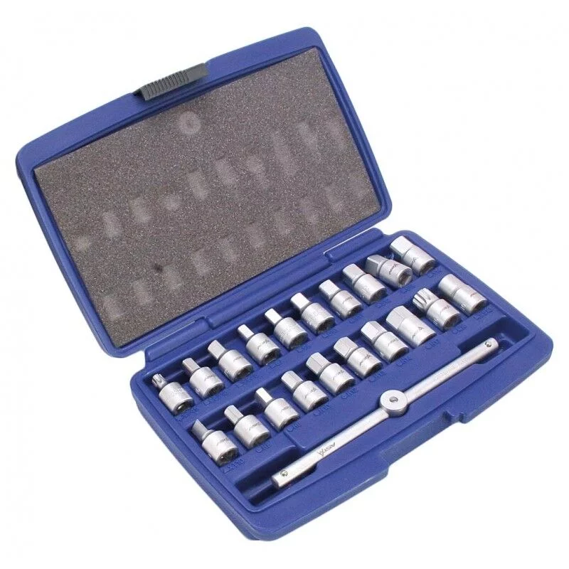 ZESTAW KLUCZY NASADOWYCH DO KORKÓW OLEJU