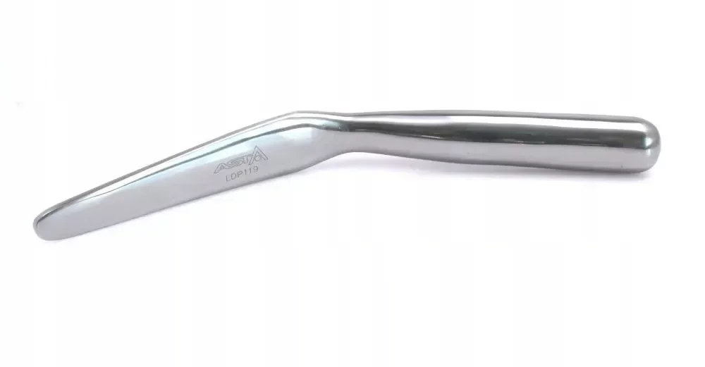 ŁYŻKA BLACHARSKA DWUSTRONNA WYGIĘTA