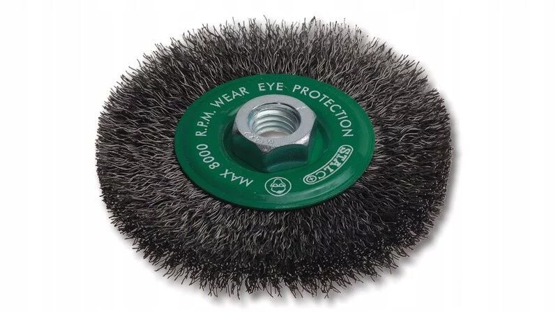 Szczotka tarczowa 115mm szlifierki kątowej STAL...