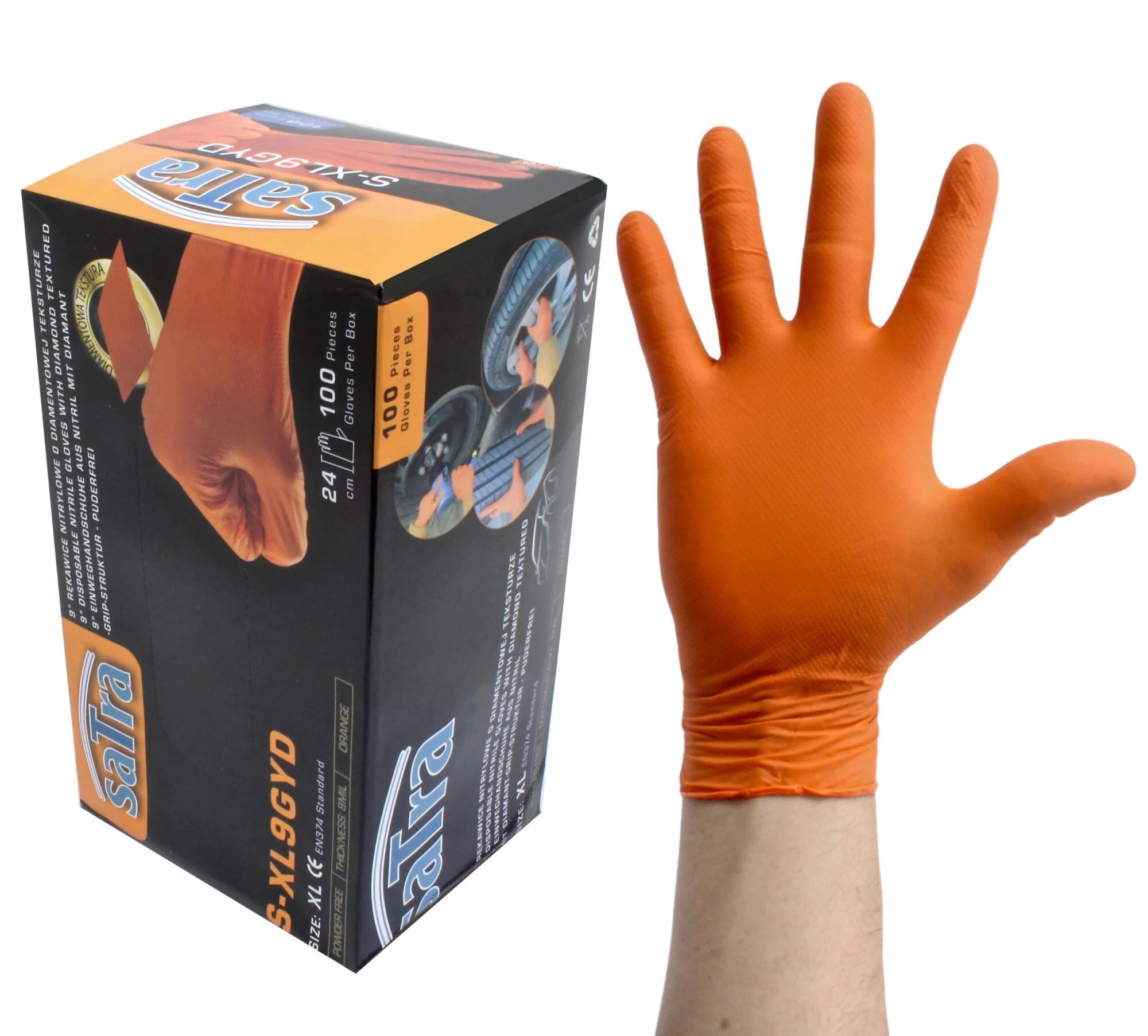 RĘKAWICE NITRYLOWE XL 100szt.