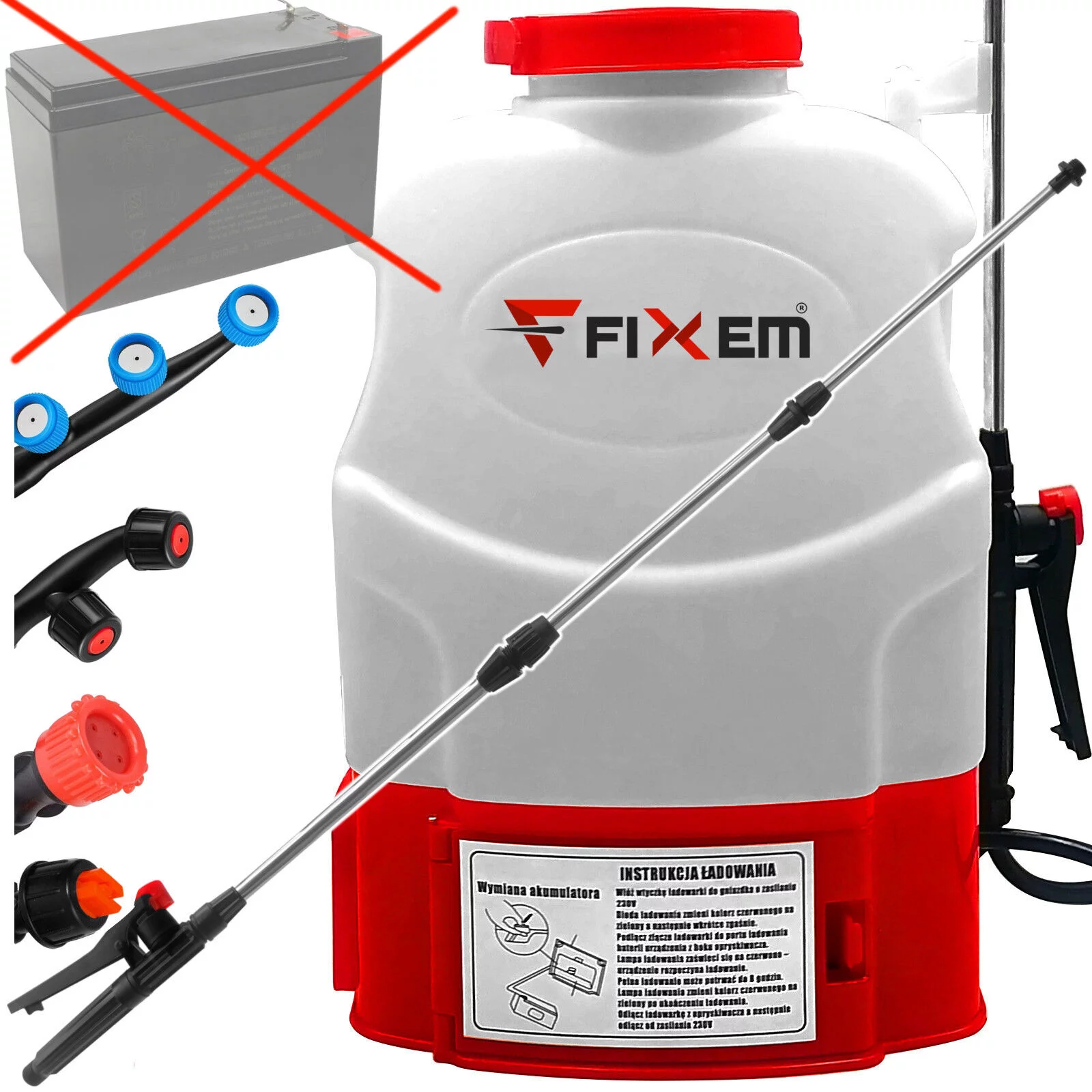 OPRYSKIWACZ AKUMULATOROWY 16L bez baterii