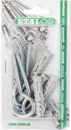 Kołek rozporowy z hakiem sufitowym 12/7x62 blis...