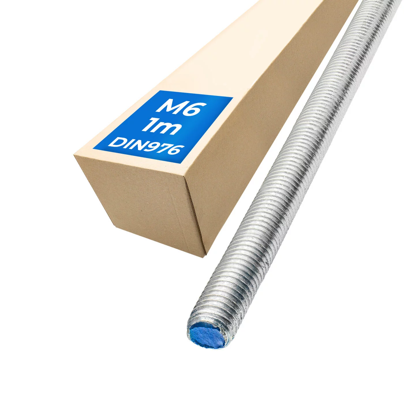 Pręt gwintowany M6x1000mm klasa 4.8 (100) STALC...