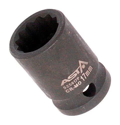 NASADKA UDAROWA 17MM 1/2" 12-KT KRÓTKA