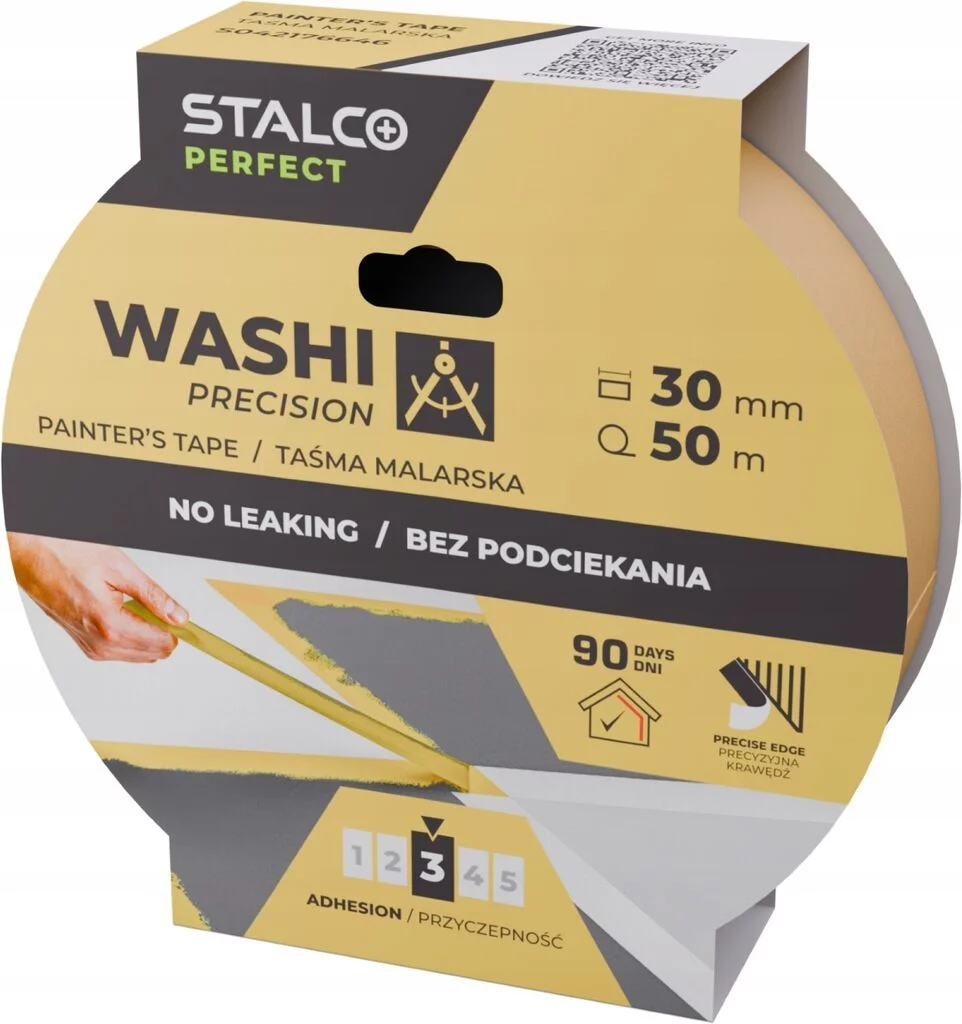 Taśma malarska Washi precyzyjna 30mm x 50m (32s...