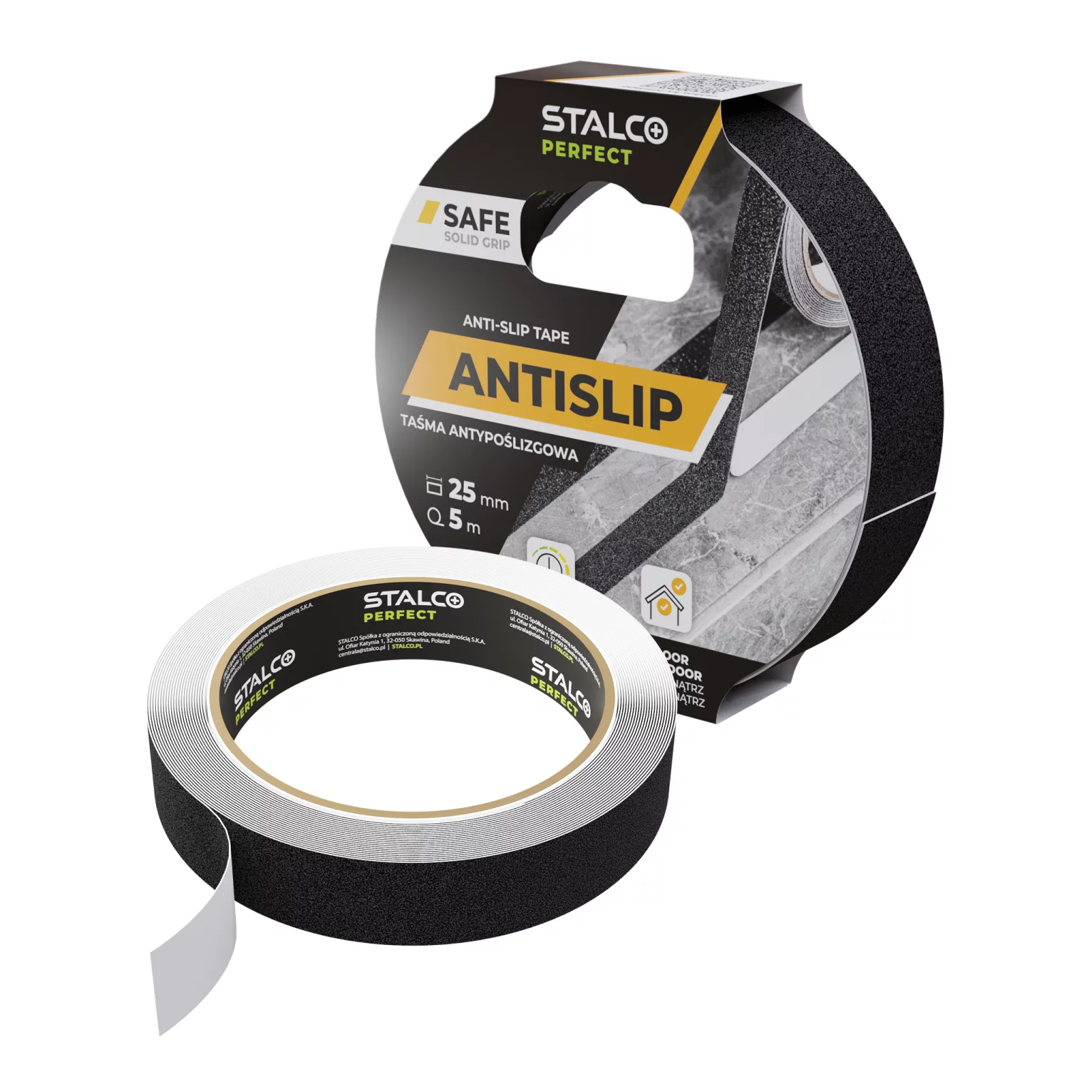 Taśma antypoślizgowa 25mm x 5m STALCO PERFECT S...