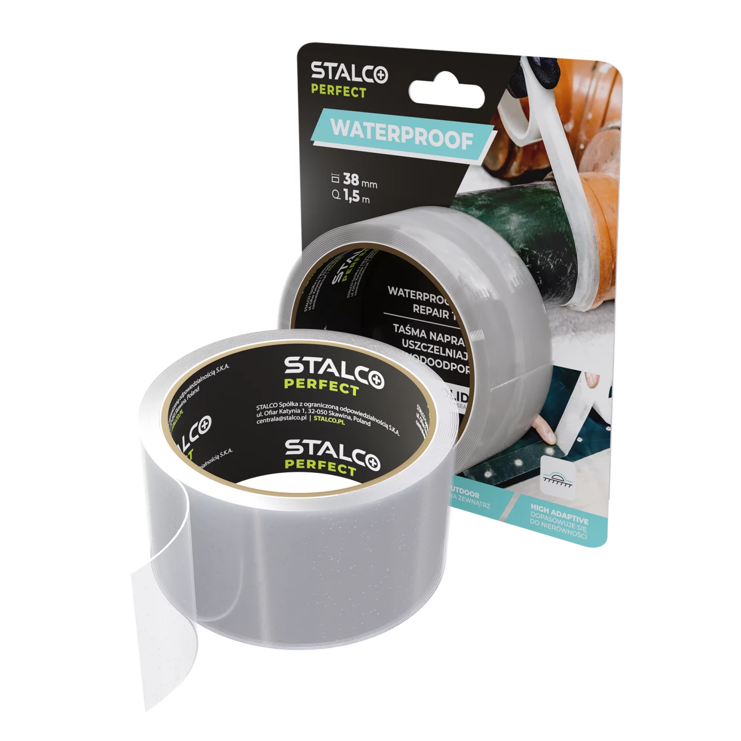 Taśma naprawcza uszczelniająca, wodoodporna 38m...