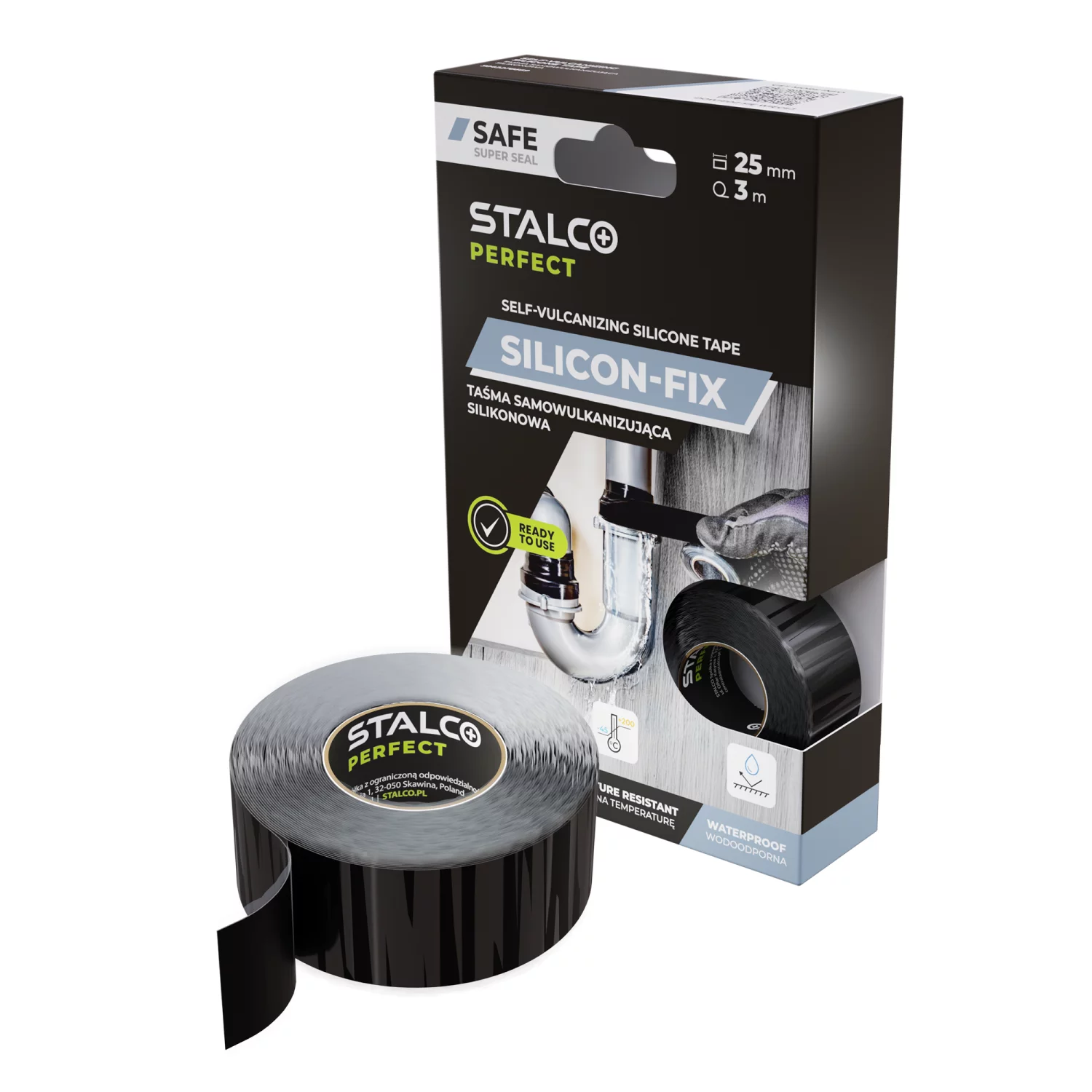 Taśma samowulkanizująca silikonowa 25mm x 3m ST...