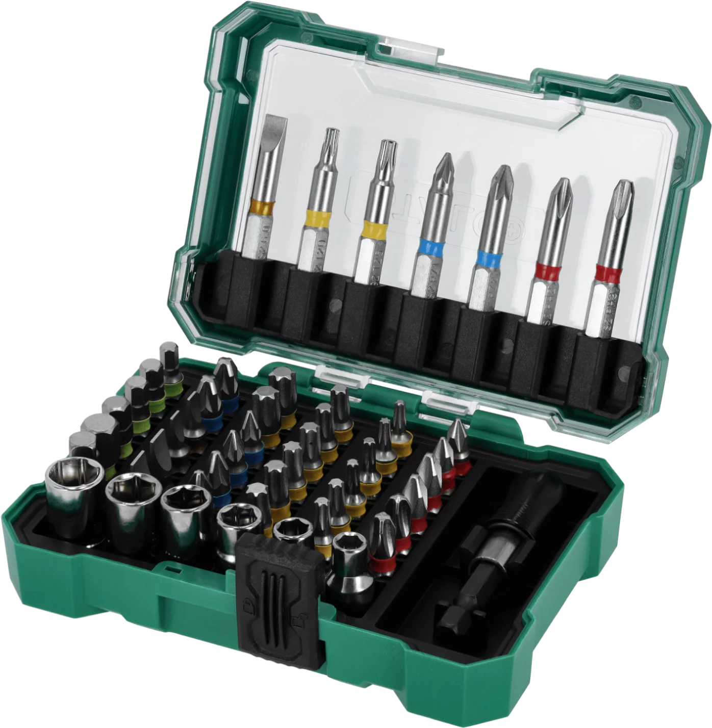 Zestaw bitów ze stali S2 25mm i 50mm, nasadek o...