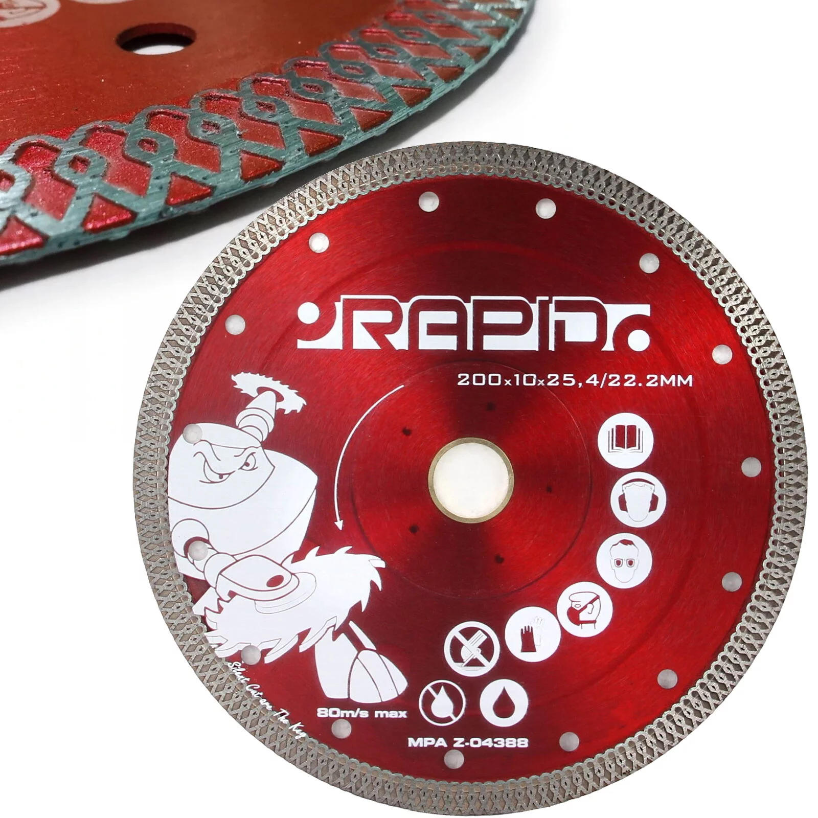 TARCZA DIAMENTOWA 200x10x25,4/22,2 RAPID SILENT